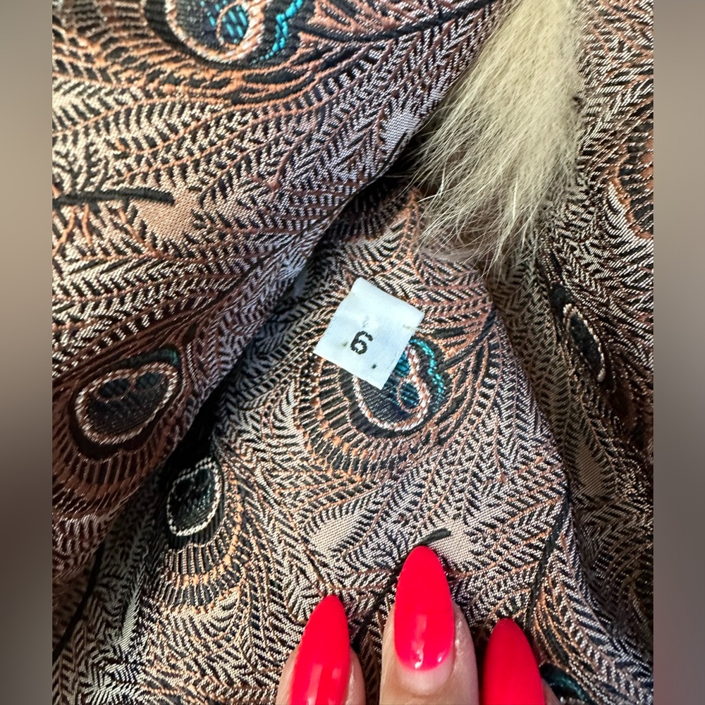 Gorgeous Cropped real fox fur vest Saga Ruffian sz 6 lined great condition SM - Picture 9 of 11